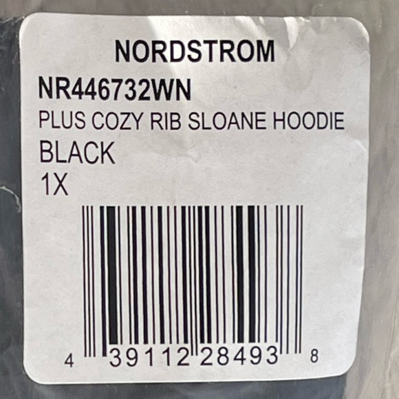 Zella plus nwt cozy ribbed black sloan hoodie sweatshirt - Picture 3 of 5